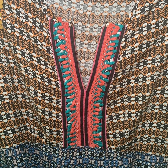 Ranna Gill boho colorful sleeveless top size small - Picture 3 of 7